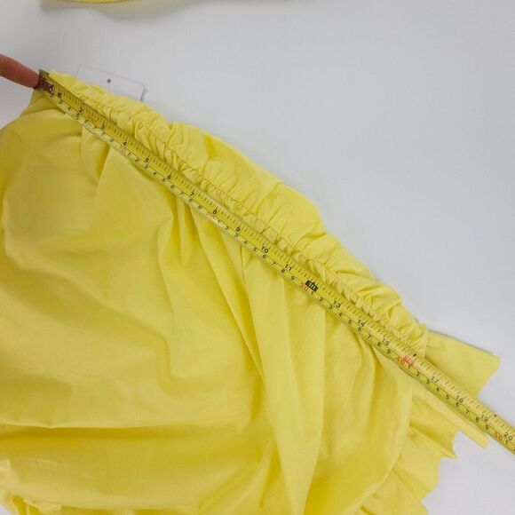 NWT Alamour Resort Eva Matching Set Yellow Romantic Puff Sleeve Coquette Lolita - Picture 5 of 14